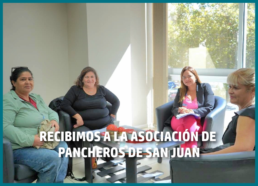 La Defensora del Pueblo recibió a la Asociación de Pancheros de San Juan
