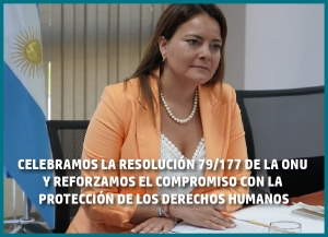 La Defensoría del Pueblo de San Juan celebra la resolución 79/177 de la ONU y refuerza su compromiso con la protección de los derechos humanos