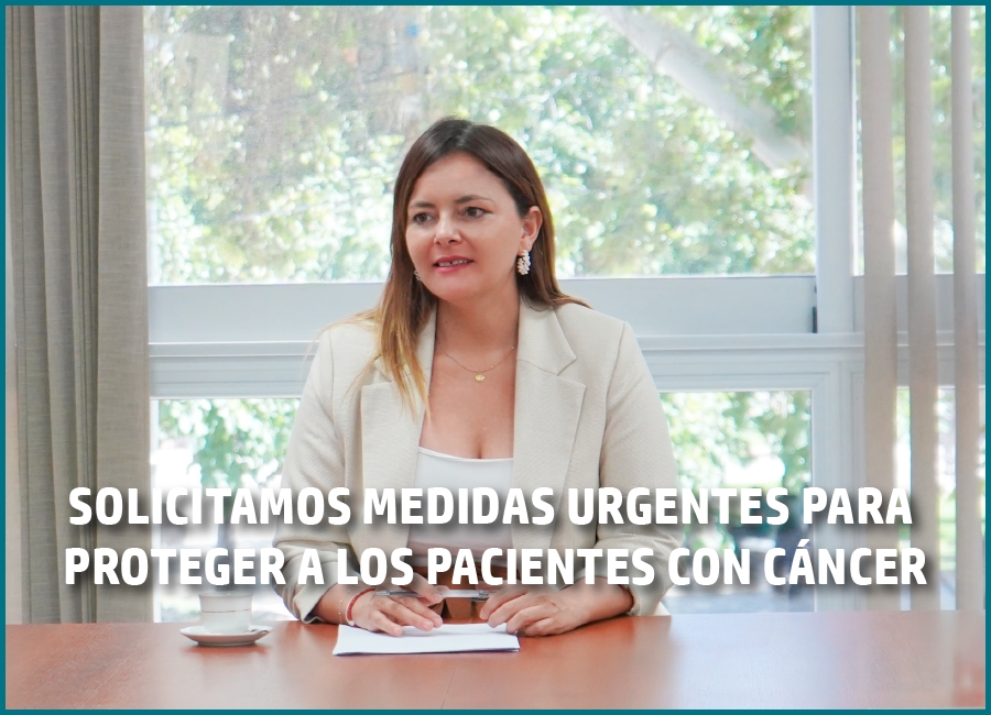 La Defensora del Pueblo solicita medidas urgentes para proteger a los pacientes con cáncer