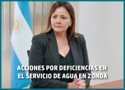 La Defensoría del Pueblo acciona por deficiencias en el servicio de agua en Zonda